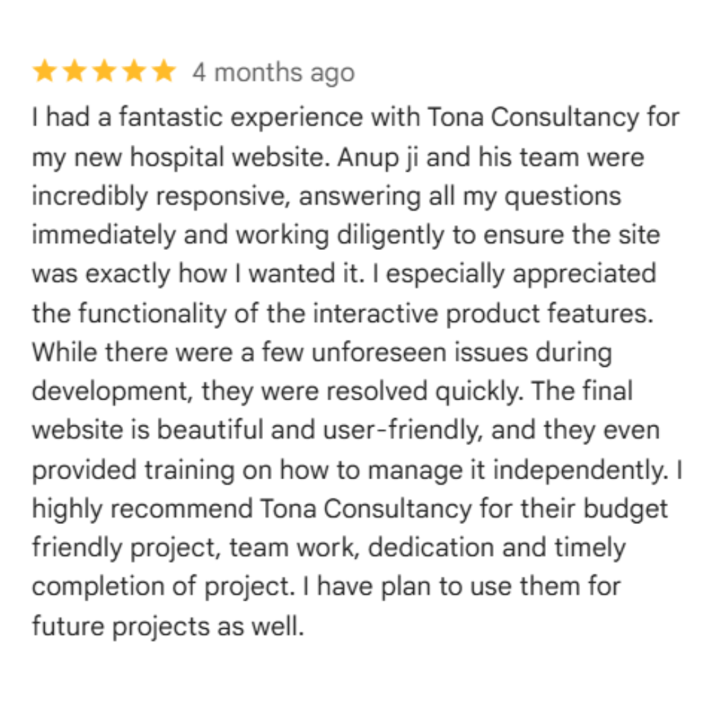 Google review screenshot